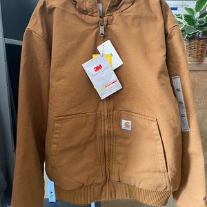 Carhartt Brown Washed Duck Active Jacket